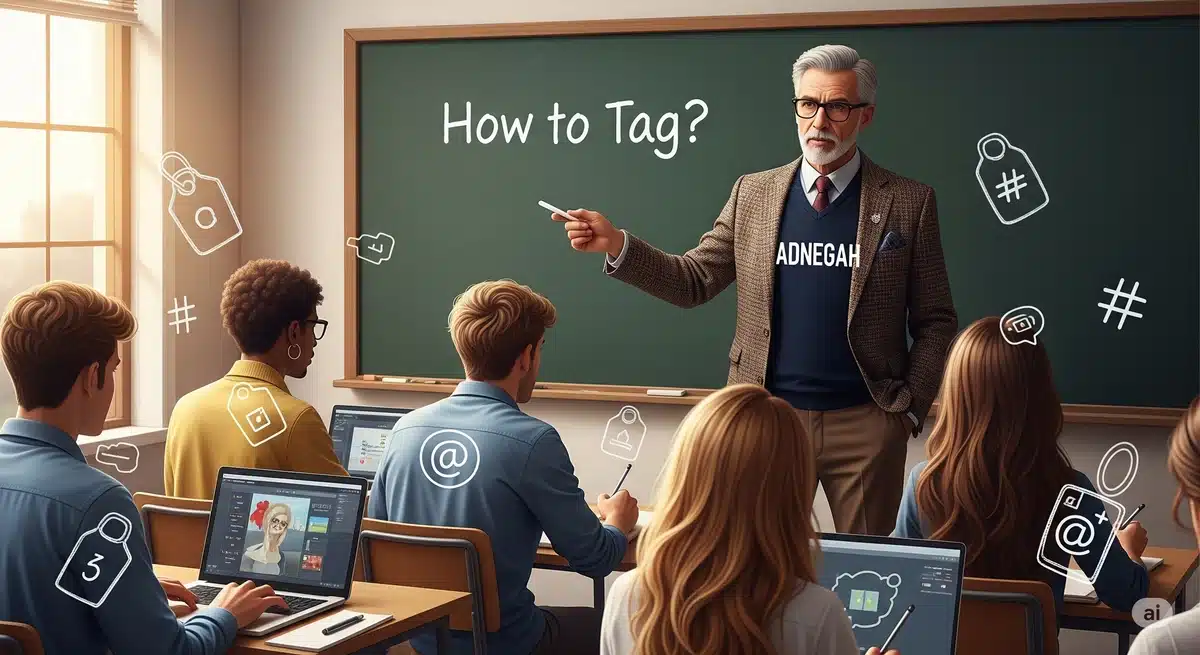 تگ کردن در اینستا چگونه است