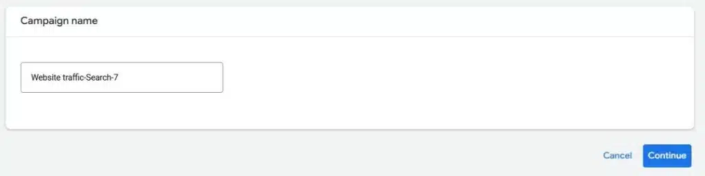 ۵. نام‌گذاری کمپین و ادامه مراحل