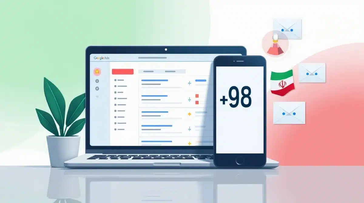 نحوه اضافه کردن شماره تلفن ایران در گوگل ادز