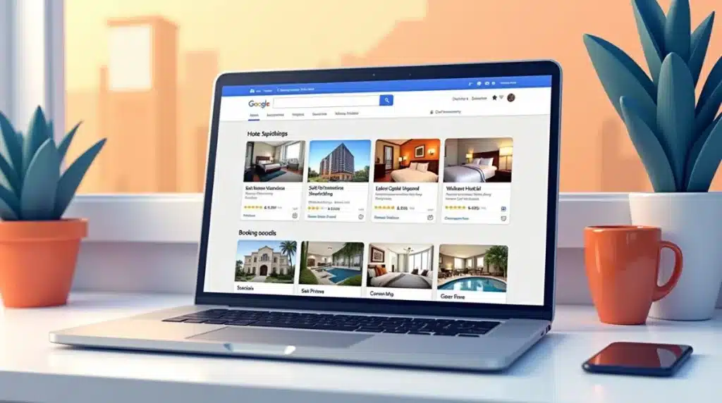 رزرو مستقیم بیشتر با استراتژی‌های گوگل هتل ادز از آژانس ادنگاه